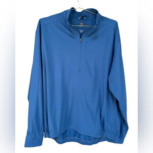 Nike Golf | Men’s Dri-fit Quarter-zip Pullover in Blue, Size Large